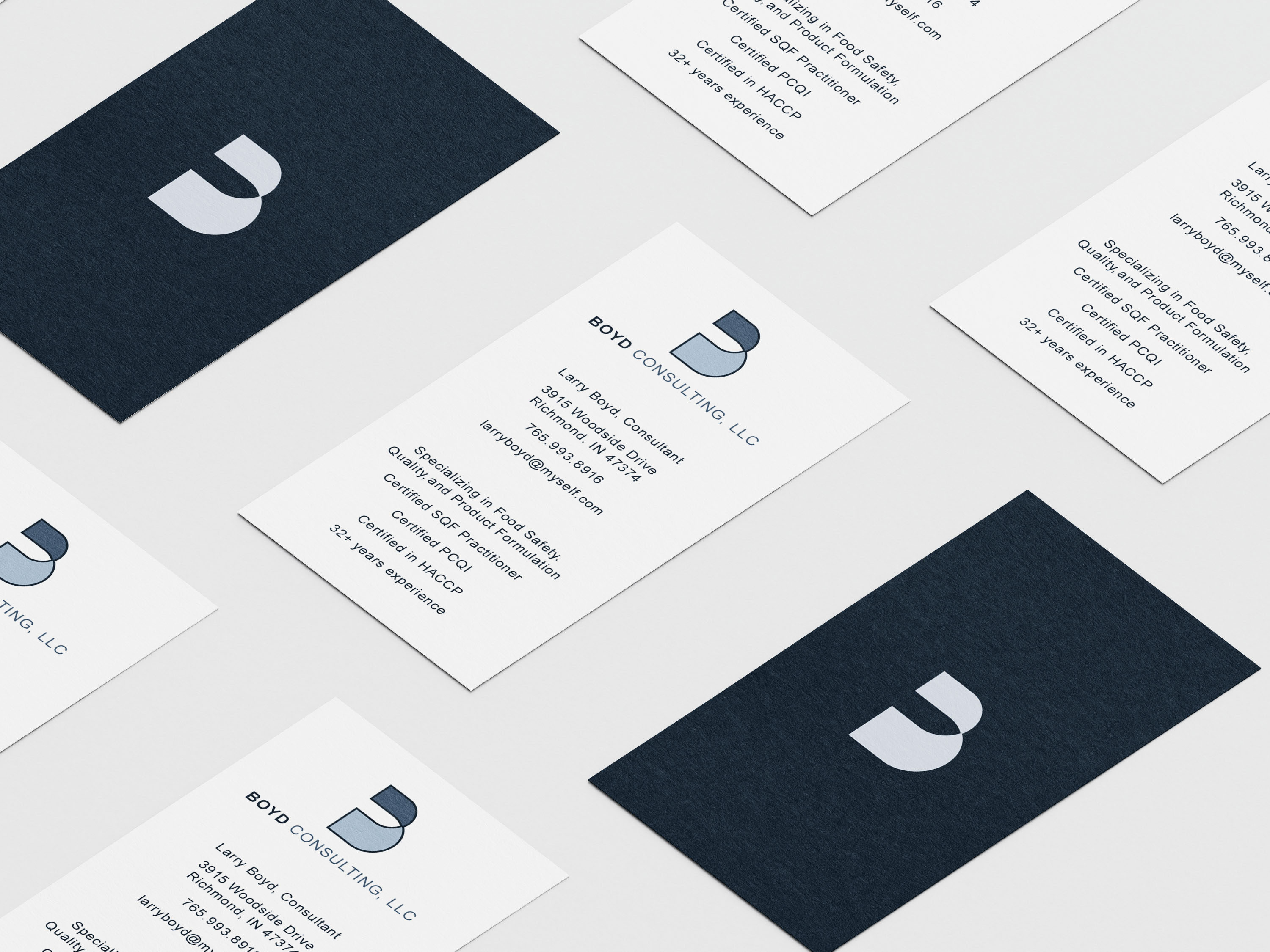 Boyd Consulting - business card design