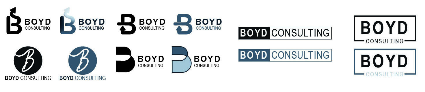 Boyd Consulting - logo concept explorations