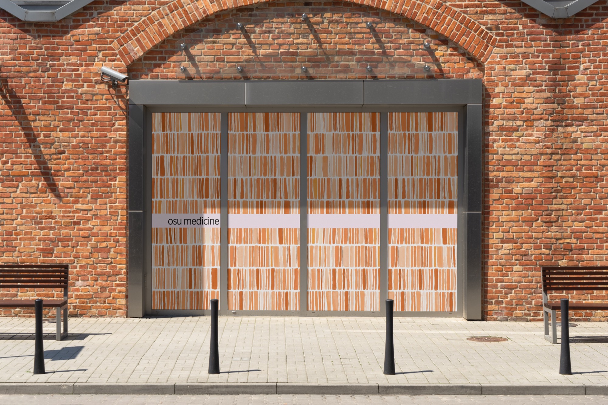 Murals - lava window sign mural mockup