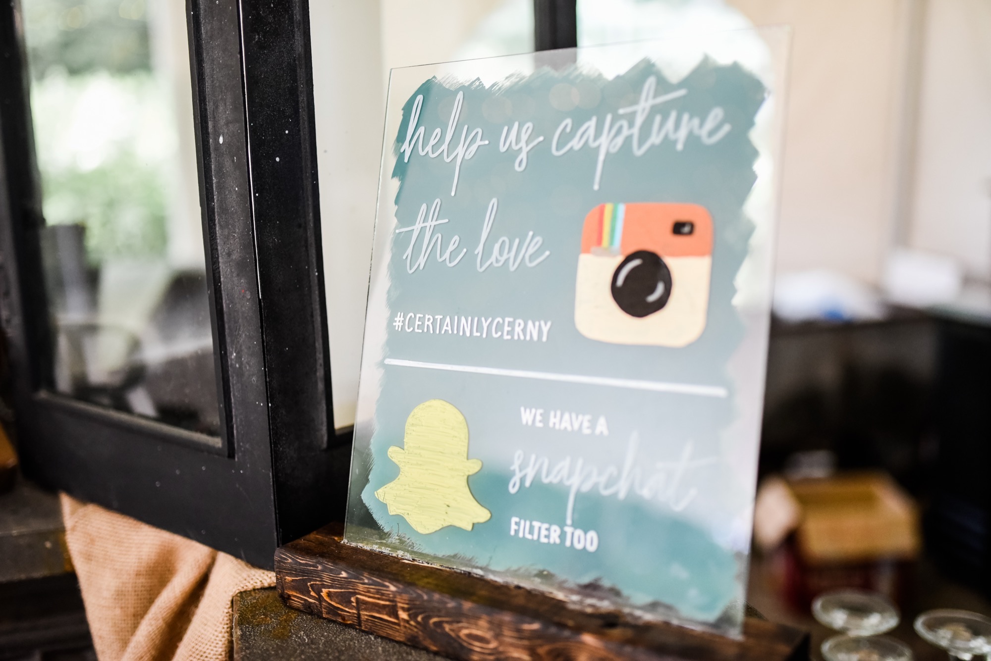 Wedding Signs - social media announcement design