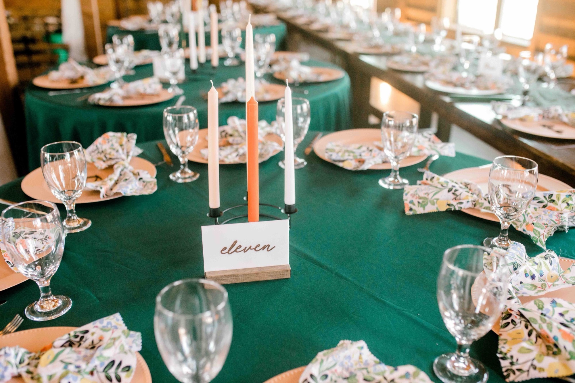 Wedding Signs - table number card design