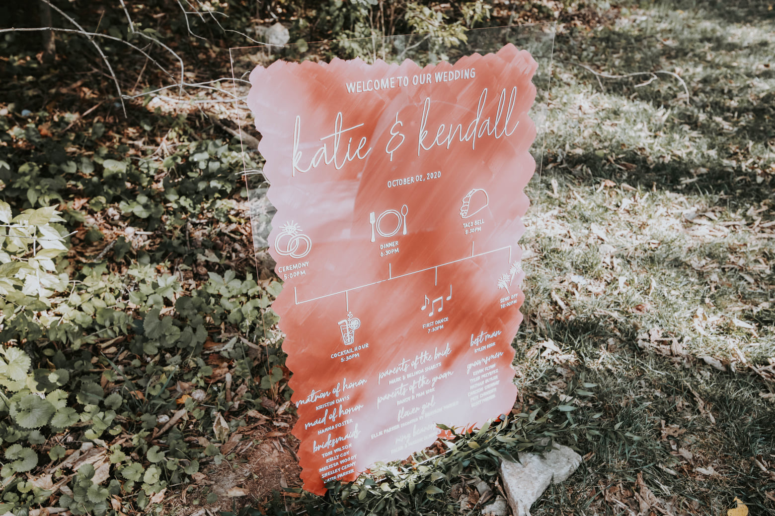 Wedding Signs - custom welcome sign design